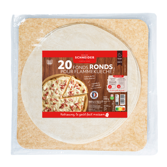 Fonds de tarte flambée - grand conditionnement